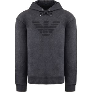 Emporio Armani - Donkergrijze Hoodie - Heren