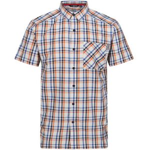 Regatta Heren mindano viii geruit overhemd met korte mouwen