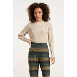 Smashed Lemon - 24788 - Geribde Coltrui - Zwart - Met Lurex