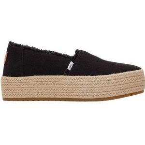 Toms - Valencia - Loafers - Zwart - Kunststof