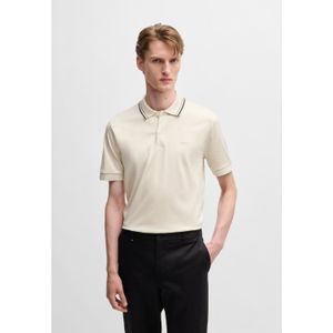 BOSS Penrose slim fit polo - jersey - wit