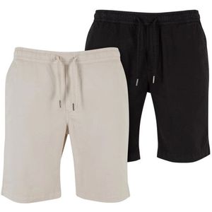 Urban Classics Heren twill stretch shorts (set van 2)