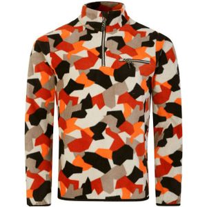 Dare2b - Affinity Geometrisch Fleece Top - Camo - 100% Polyester - Hoge Hals