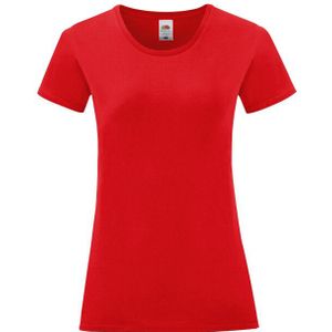 Fruit of the Loom - Dames Iconisch 150 T-shirt - 100% Gekamd Ringgesponnen Katoen