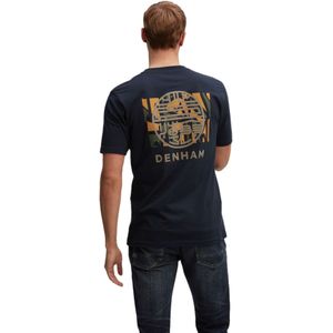 Denham Motif reg tee cj dark saphire blue