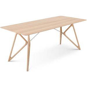 Gazzda Tink table houten eettafel whitewash 200 x 90 cm