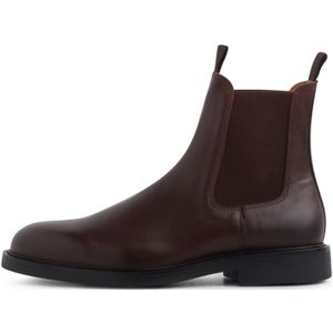 Garment Project Chelsea boot- gp2353-800 dark brown leather