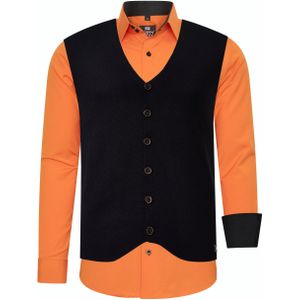 Shirt met vest set van 2
