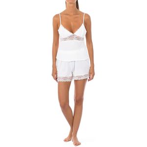 Damespyjama met V-hals 1203