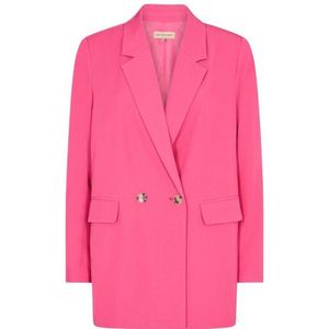 Soyaconcept - Blazer - Neon Roze - 95% Polyester 5% Elastaan