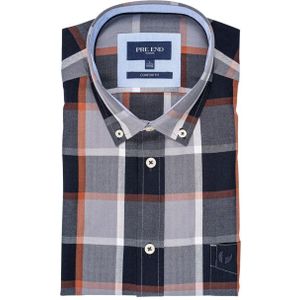 Pre End - Overhemd - Klassiek Geruit - Regular Fit - 65% Polyester 35% Katoen