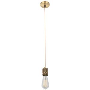 Globo Landelijke hanglamp oliver l:10cm e27 metaal brons