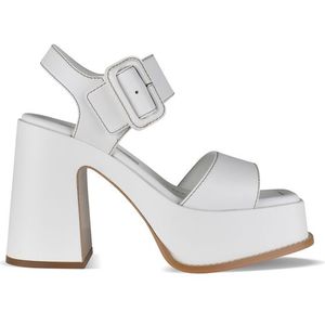 Stella McCartney - Skyla - Sandalen - Wit - 11,5 cm Sleehak