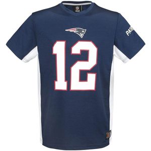 NFL Team Kleding - New England Patriots Brady 12 - Heren T-shirt