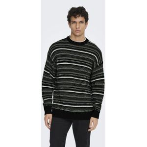 Only & Sons Onsroy rlx ls crew knit