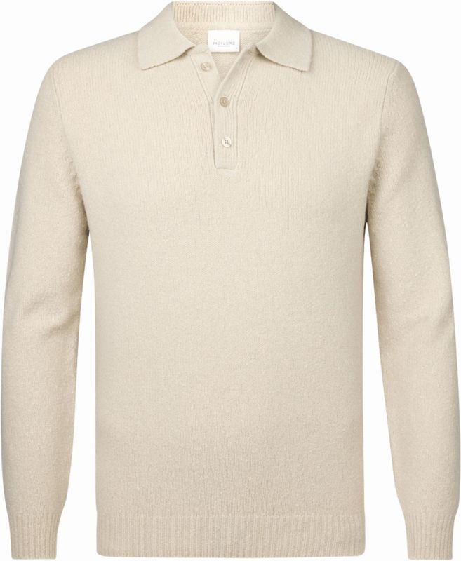 Profuomo Polo met lange mouwen