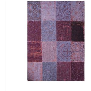 Louis de Poortere Vloerkleed vintage patchwork pale purple 8008 170 x 240 cm