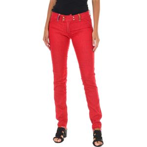 Lange Omkeerbare Broek - Rood - 10DBF0605-B101 - Stretchstof