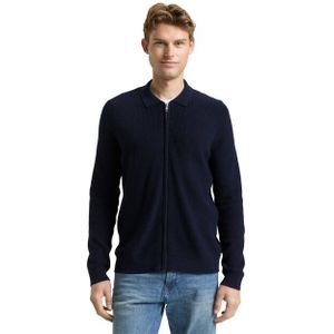 Tom Tailor Soft knit zip jacket