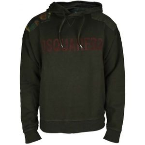 Dsquared2 - Hoodie - Kaki - Oversized Pasvorm