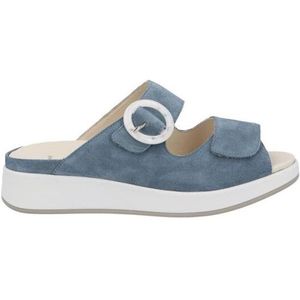 Solidus - Gezondheidsslippers - Velour - Jeans