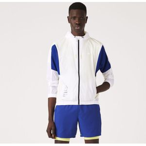 Lacoste - BH0869 - Windjack - Wit - Waterafstotend Gekreukeld Nylon
