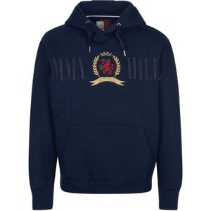 Tommy Hilfiger - Hoodie - Blauw - Katoen