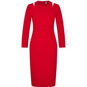 BOSS - Dadeka Dress - Rood - Bandeaujurk