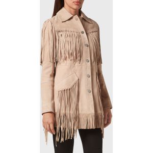 Philipp Plein - Suede Jacket Gothic Plein - Suède Jas - Beige