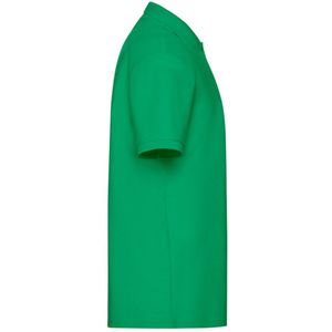 Fruit of the Loom - Poloshirt - Eenvoudig - Groen - 65% Polyester 35% Katoen