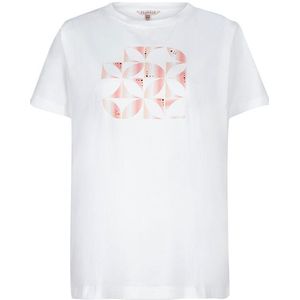 Esqualo T-shirt sp24-05019 offwite/cantaloupe