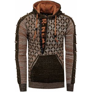 Rusty Neal - Gebreide Trui - Casual Pasvorm - Blauw - 75% Polyacryl, 25% Katoen