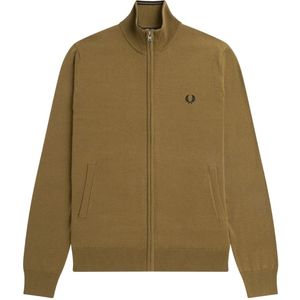 Fred Perry - Klassiek Sweatshirt - Bruin - Met Rits