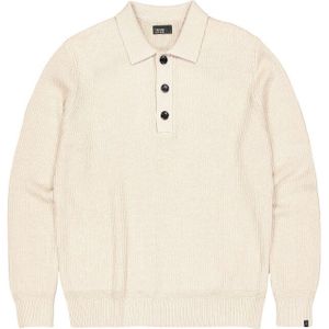 Butcher of Blue - Galway Polo LS - Polo Trui - Beige - Heren