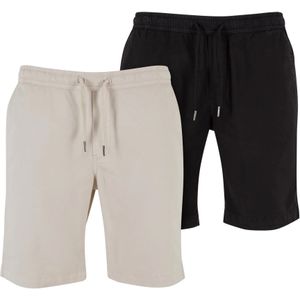 Urban Classics Heren twill stretch shorts (set van 2)