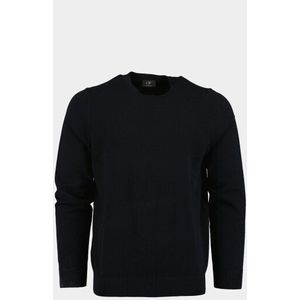 Commander - Pullover - Blauw - 56% Lyocell 20% Katoen 20% Polyamide 4% Zijde