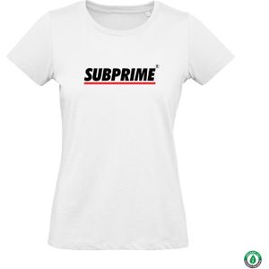 Subprime Wmn tee stripe white