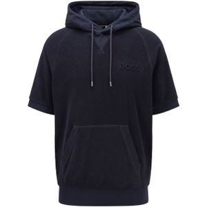 Boss - Sealy 09 - Sweatshirt - Navy - Korte Mouw met Capuchon
