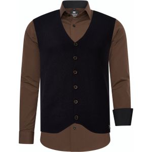 Shirt met vest set van 2
