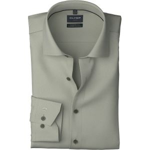 OLYMP - Luxor CC - Modern Fit - Lichtgroen - Korte Mouw Shirt