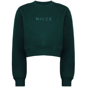 Nicce - Era - Cropped Sweater - Donkergroen