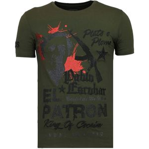 Local Fanatic El patron pablo rhinestone t-shirt