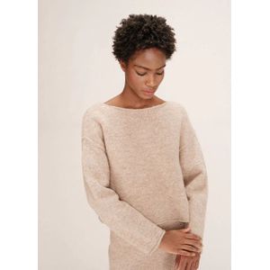 Grace & Mila - TAMINO - Gebreide Trui - Beige - Wolmix