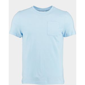 Bos Bright Blue T-shirt korte mouw cooper t-shirt pique 23108co54bo/210 l.blue
