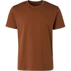 No Excess T-shirt crewneck solid basic caramel