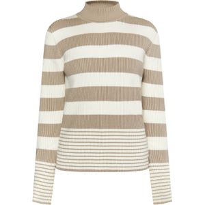 Dreimaster - Gebreide Trui - Grijsbeige - Dames