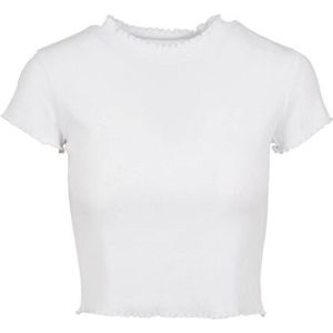 Urban Classics Dames ribbed crop t-shirt