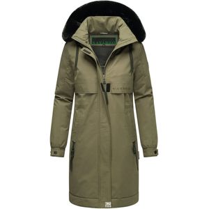 Navahoo - Kaltwetterretter - Winterparka - Met Imitatiebontkraag