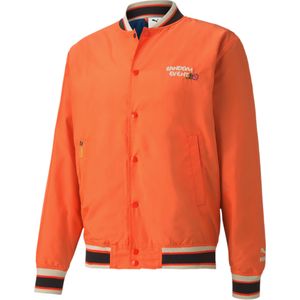 Puma - Bomber Graphic Logo Jacket - Oranje - 596661