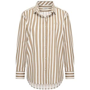 HV Polo - Isabella - Blouse - Licht bruin - Lange Mouw